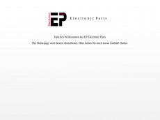 Screenshot der Domain ep-electronic-parts.de