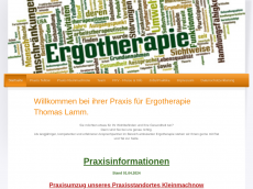Screenshot der Domain ergotherapie-kleinmachnow.de