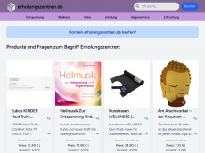 Screenshot der Domain erholungszentren.de