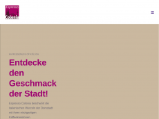 Screenshot von espressocolonia.de
