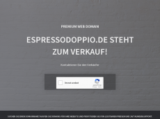 Screenshot der Domain espressodoppio.de