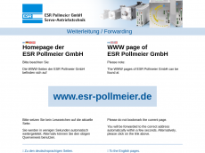 Screenshot der Domain esr.de