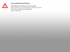 Screenshot der Domain ess-schweisstechnik.de
