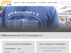 Screenshot der Domain etg-kurzschluss.de
