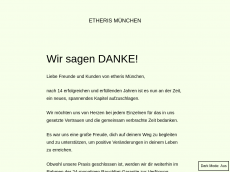 Screenshot der Domain etheris.de