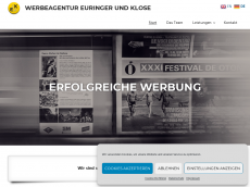 Screenshot von euringer-klose.de