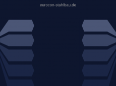 Screenshot der Domain eurocon-stahlbau.de