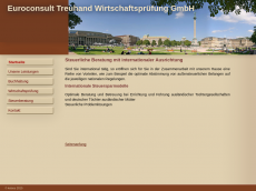 Screenshot der Domain euroconsult-treuhand.de