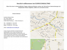 Screenshot der Domain euroconsulting.de