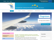 Screenshot der Domain euroconsumatori.org