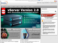 Screenshot der Domain euserv.us