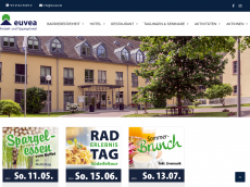 Screenshot der Domain euvea.de