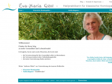 Screenshot der Domain eva-maria-gent.de
