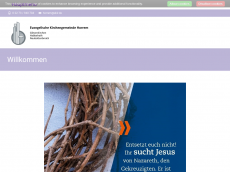 Screenshot der Domain evkirche-horrem.de
