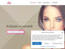 Screenshot der Domain exklusiv-kosmetik.de