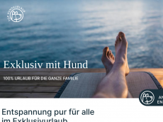 Screenshot der Domain exklusiv-mit-hund.de
