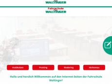 Screenshot der Domain fahrschule-waltinger.de