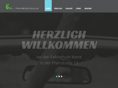 Screenshot der Domain fahrschule-wank.de