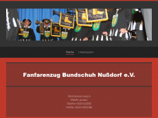 Screenshot der Domain fanfarenzug-nussdorf.de