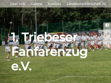 Screenshot der Domain fanfarenzug-triebes.de