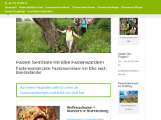 Screenshot der Domain fasten-seminare-elke.de