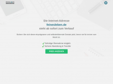 Screenshot der Domain feinesleben.de