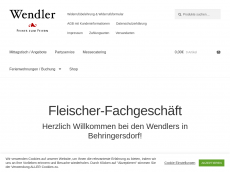 Screenshot der Domain feineszumfeiern.de