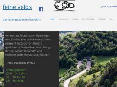 Screenshot der Domain feinevelos.de