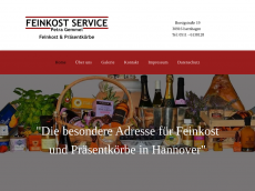 Screenshot der Domain feinkostservice-gemmel.de