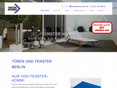 Screenshot der Domain fenster-komm.de