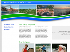 Screenshot der Domain ferienhaeuser-mueritz.de