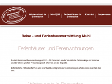 Screenshot der Domain ferienhaeuser-muhl.de