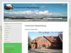 Screenshot der Domain ferienhof-meyenburg.de