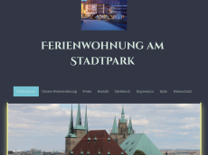 Screenshot der Domain ferienwohnung-am-stadtpark.de