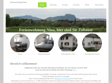 Screenshot der Domain ferienwohnung-nina.de