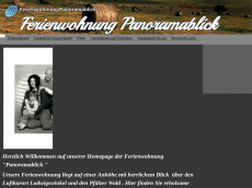 Screenshot der Domain ferienwohnung-panoramablick-online.de