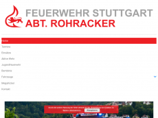 Screenshot der Domain feuerwehr-rohracker.de