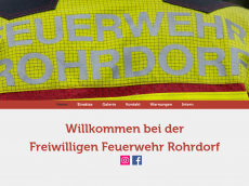 Screenshot der Domain feuerwehr-rohrdorf.de