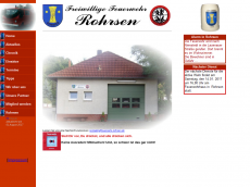 Screenshot der Domain feuerwehr-rohrsen.de