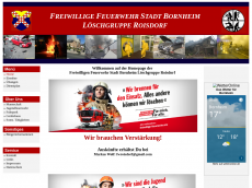 Screenshot der Domain feuerwehr-roisdorf.de