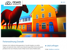 Screenshot der Domain fewo-overath.de