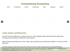 Screenshot der Domain fewo-rheinberg.de