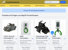 Screenshot der Domain firmenfuhrpark.de