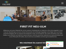 Screenshot der Domain first-fit-neu-ulm.de