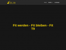 Screenshot der Domain fit-t9.de