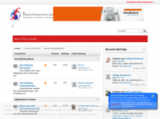 Screenshot der Domain fleischerforum.de