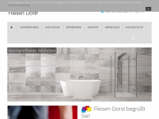 Screenshot der Domain fliesen-dorst.de