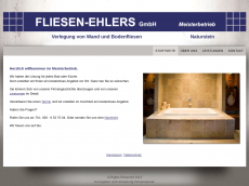 Screenshot der Domain fliesen-ehlers.de