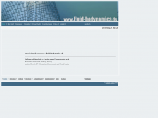Screenshot der Domain fluid-bodynamics.de