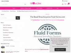 Screenshot der Domain fluid-forms.com
